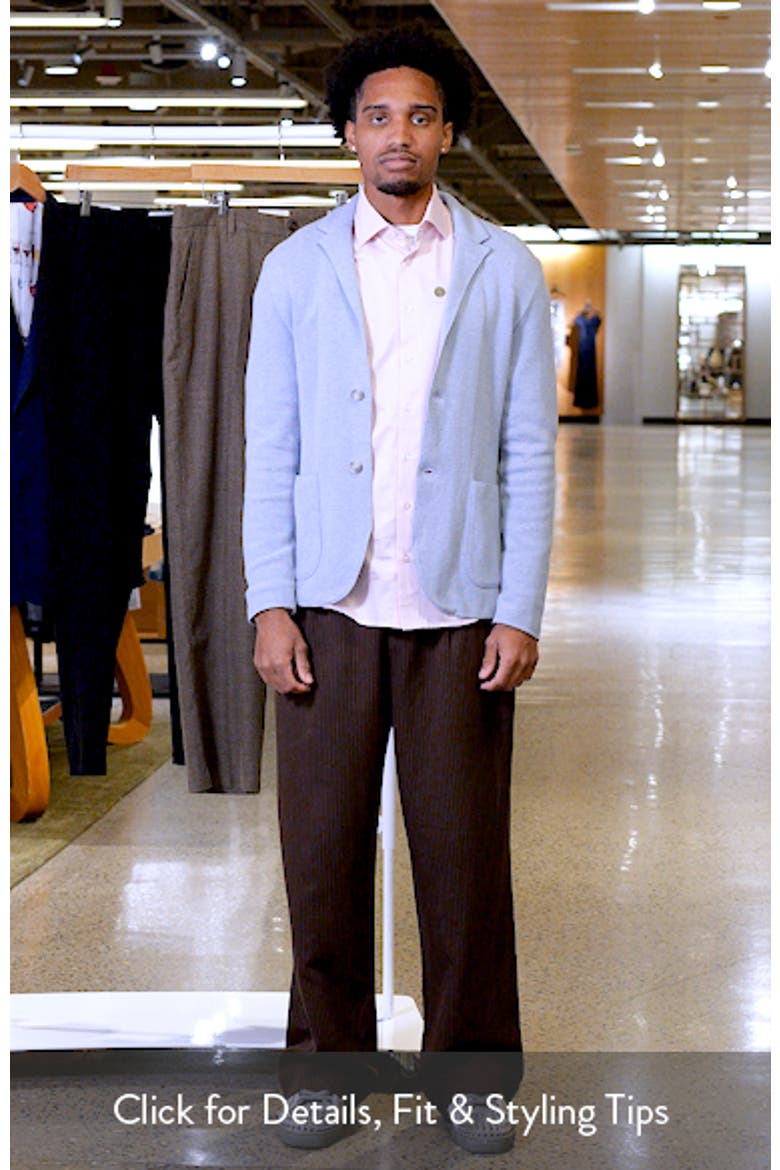 Premium Cotton Knit Sport Coat video