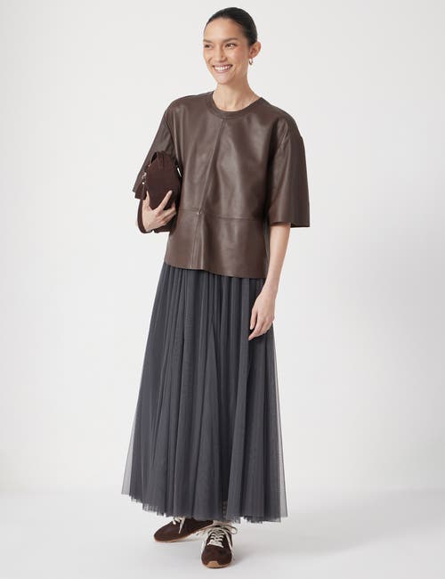 Hush Millie Tulle Maxi Skirt In Gray