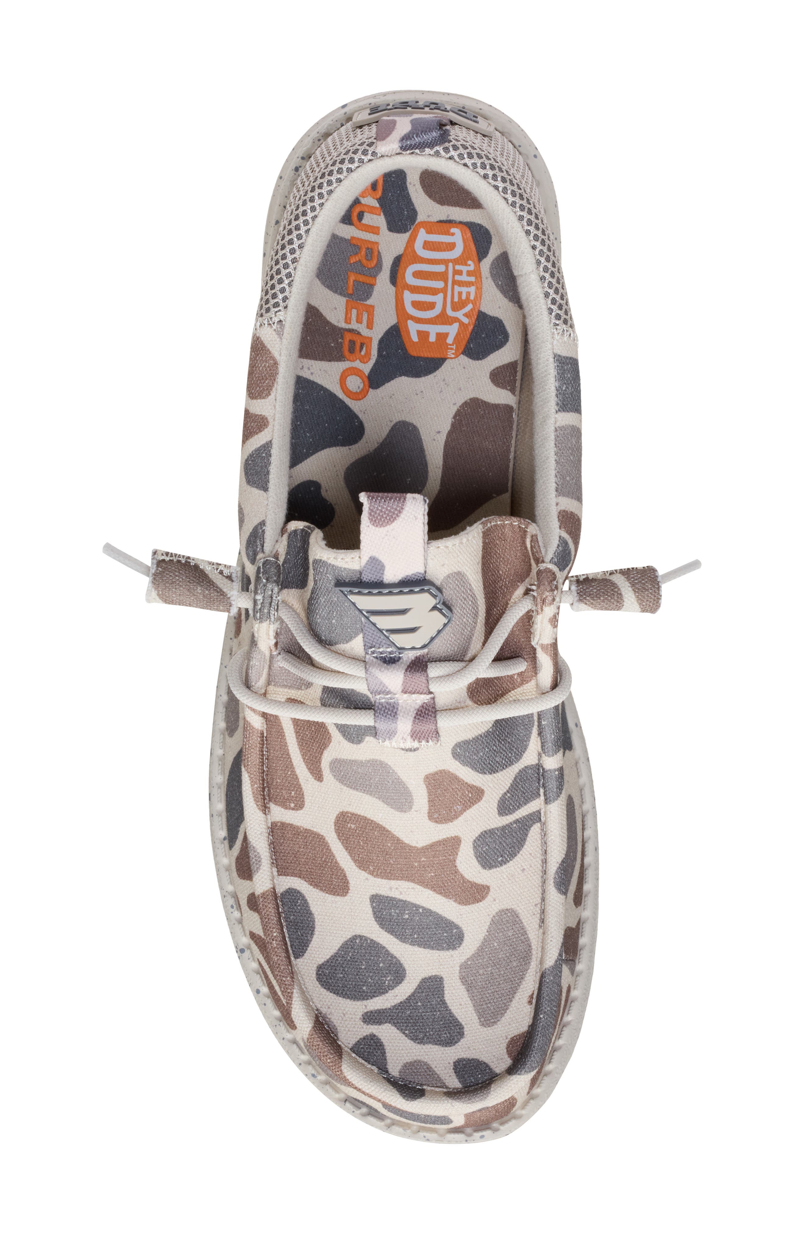 x Burlebo Wally Funk Deer Camo Slip-On, Alternate, color, TAUPE/ CAMO