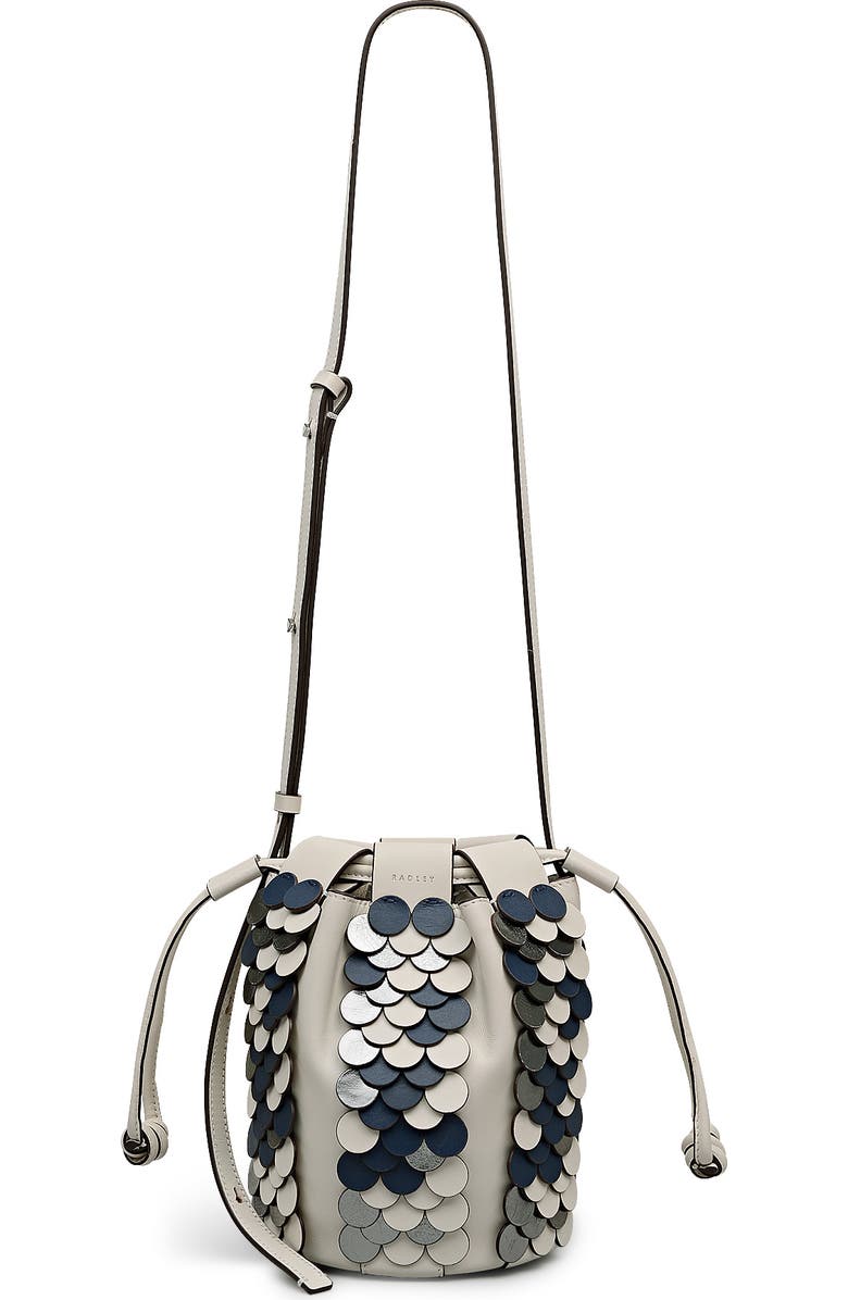 Radley The Flora Small Drawstring Crossbody Bag, Main, color, Salt