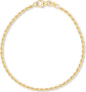 Bony Levy 14K Gold Rope Chain Bracelet
