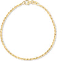 Bony Levy 14K Gold Rope Chain Bracelet