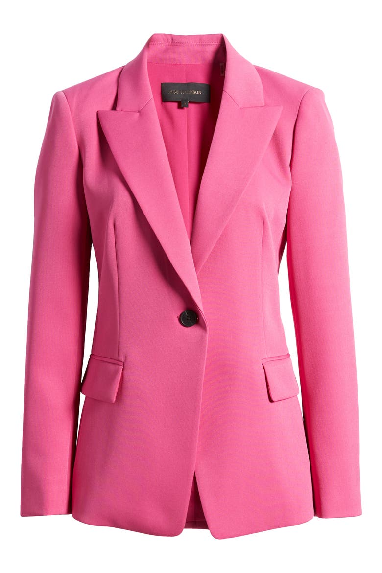 Jordi Twill Jacket, Alternate, color, FRENCH PINK