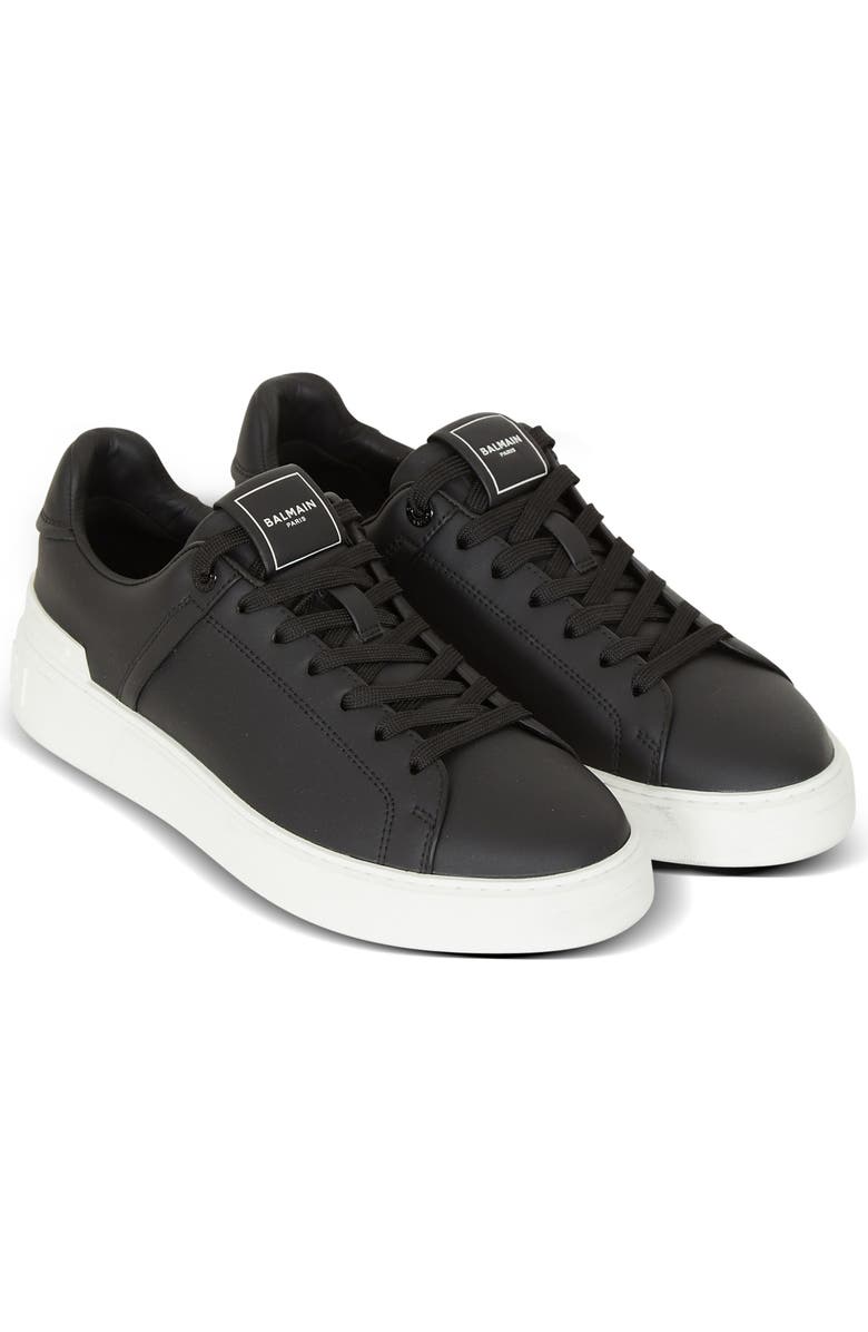 Balmain Calfskin B-Court trainers, Main, color, Multicolor