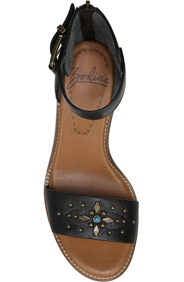 Zodiac Isla Studded Block Heel Sandal, Alternate, color,