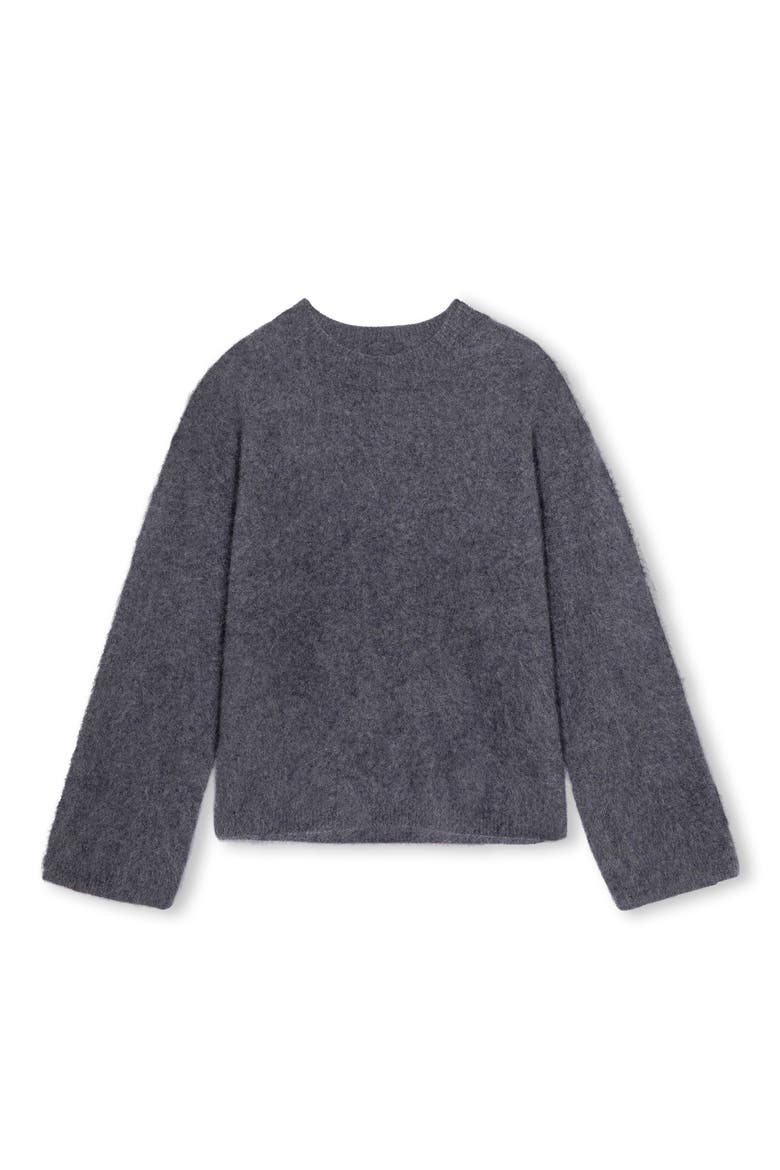 Joel Wool & Cashmere Sweater, Alternate, color, CHARCOAL