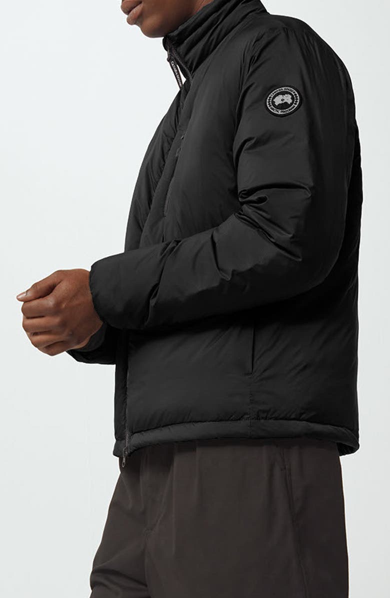 Canada Goose Lodge Packable 750 Fill Power Down Jacket, Alternate, color, Black