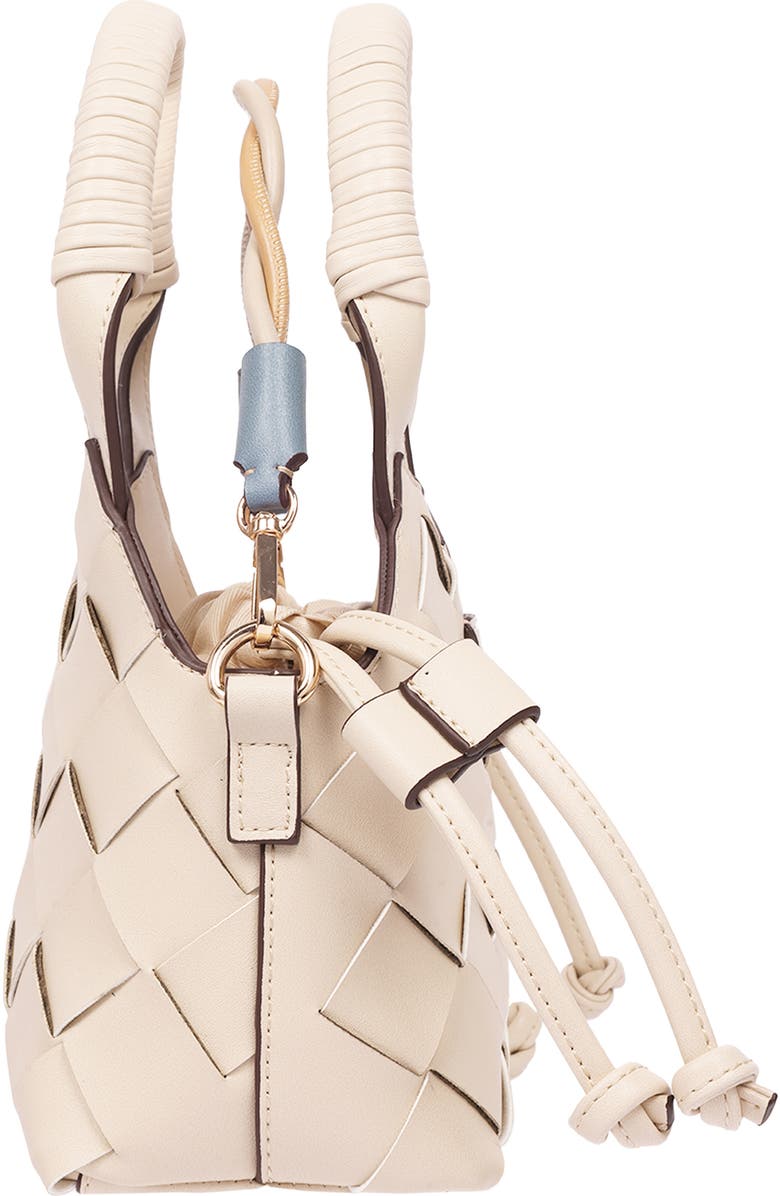 Tommy Bahama Demi Mini Woven Tote Bag, Alternate, color, Ivory