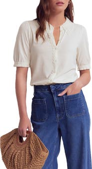 Boden Nessa Broderie Top
