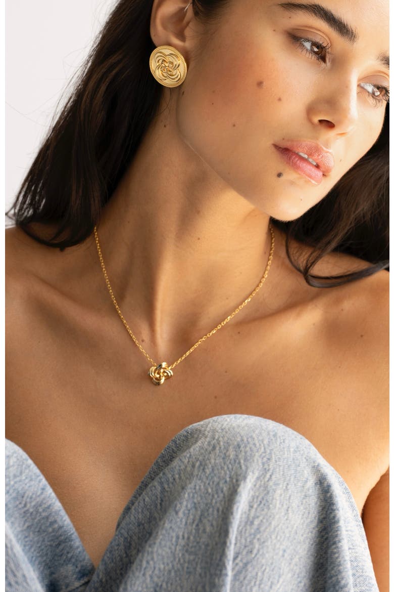 Camilla Necklace, Alternate, color, Yellow Gold