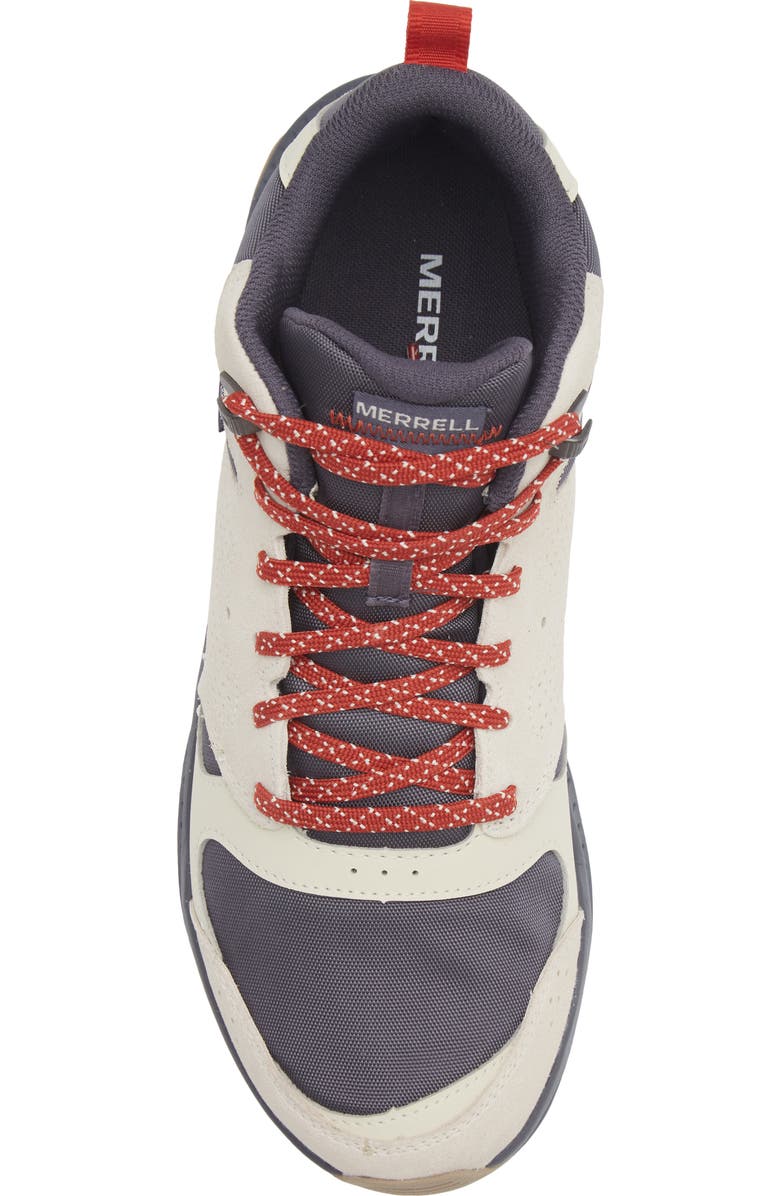 Merrell Tempo Sol Waterproof Mid Top Hiking Boot, Alternate, color, Stucco/ Comet
