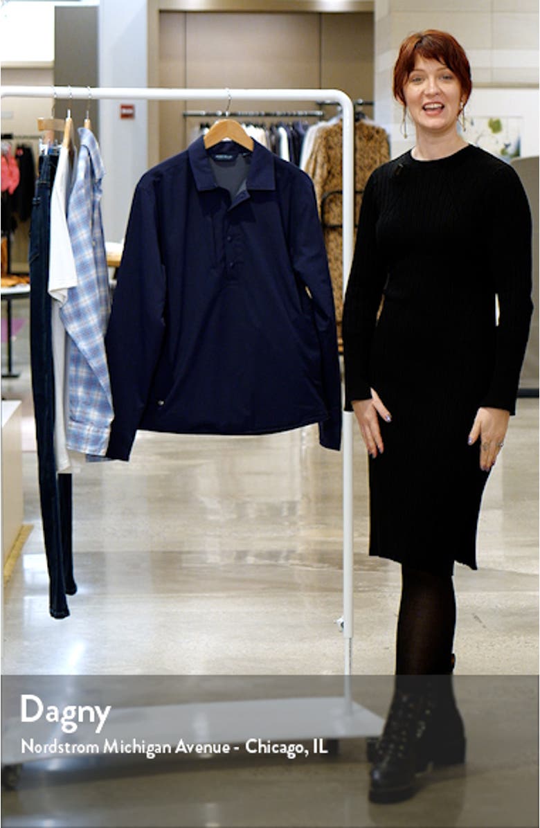 Crown Crafted Approach Water Resistant Insulated Snap Long Sleeve Polo, sales video thumbnail