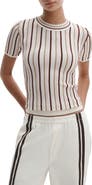 rag & bone Victoria Stripe Rib Knit Top