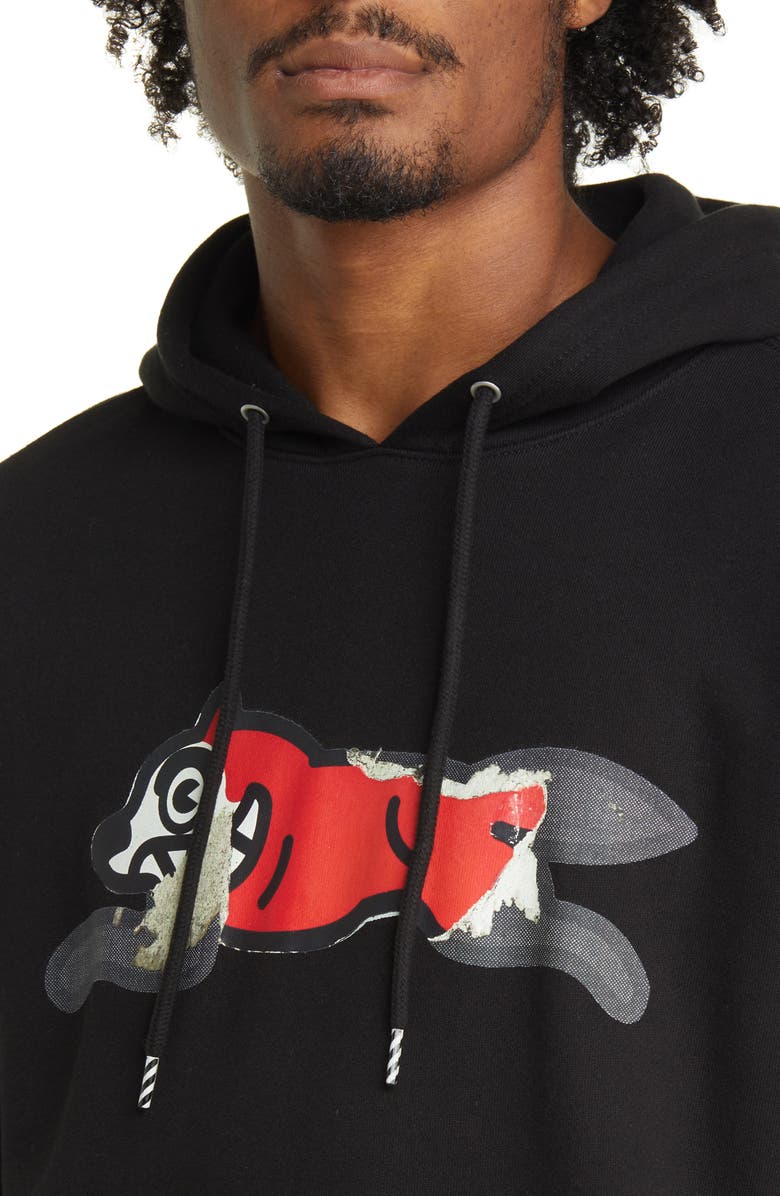 ICECREAM Sticker French Terry Hoodie, Alternate, color, 