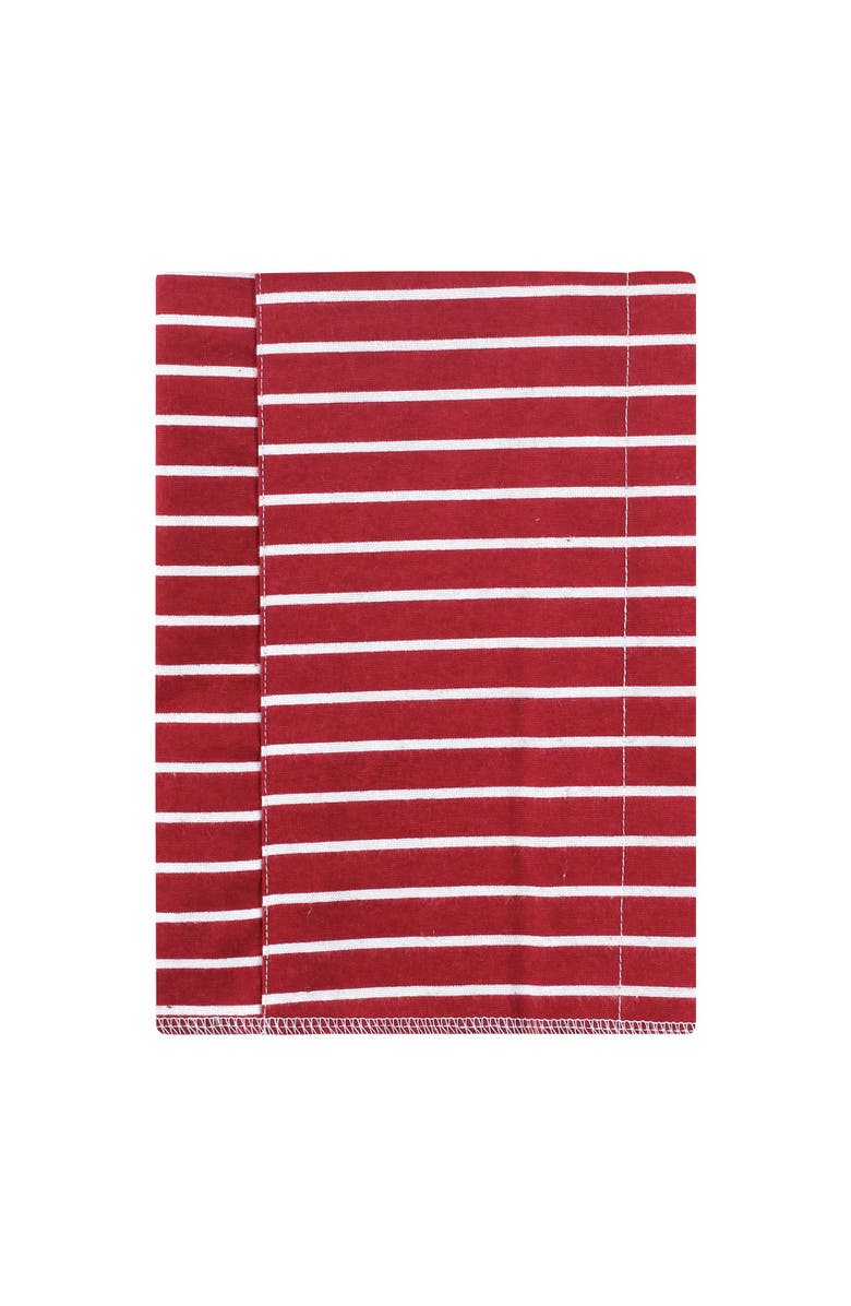 Hudson Baby 4Pk Cotton-Poly Flannel Burp Cloths, Alternate, color, Fire Truck