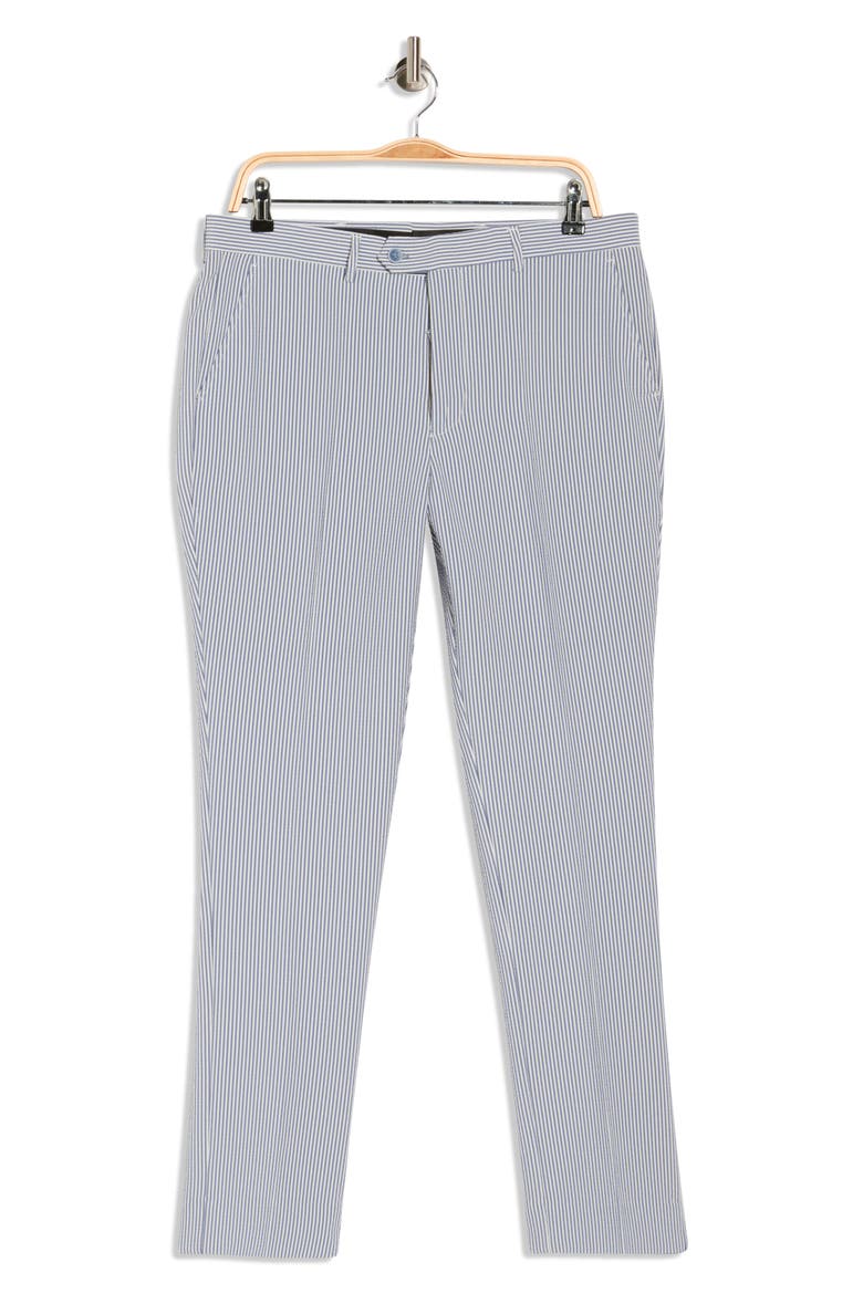Striped Seersucker Suit Pants, Alternate, color, NAVY/WHITE