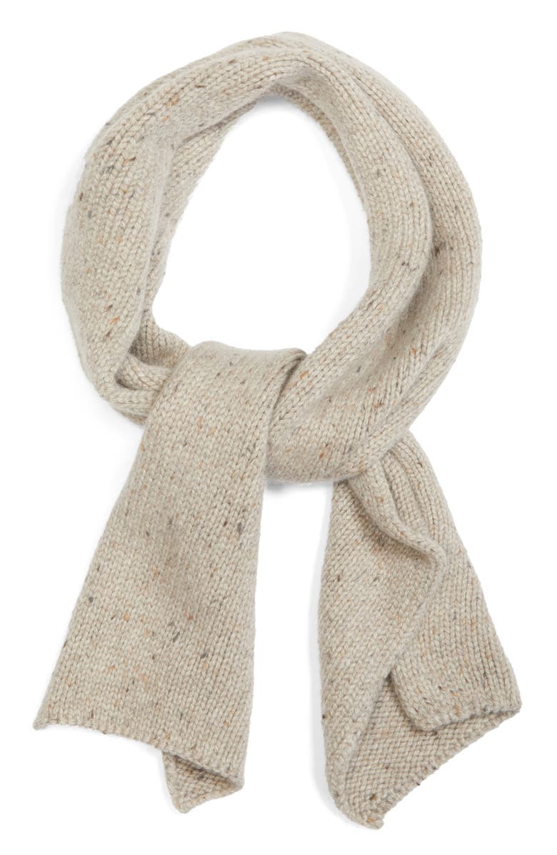 Johnstons of Elgin Tieree Donegal Cashmere Scarf, Alternate, color, Ha0397 Islander Donegal