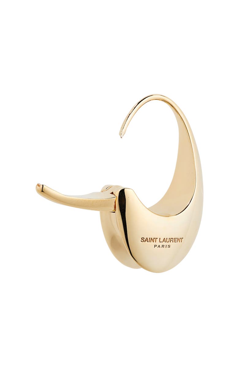 Saint Laurent Arty Hoop Earrings, Alternate, color, 
