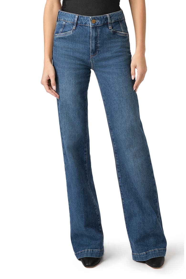 Leenah High Waist Wide Leg Jeans, Main, color, ENROUTE