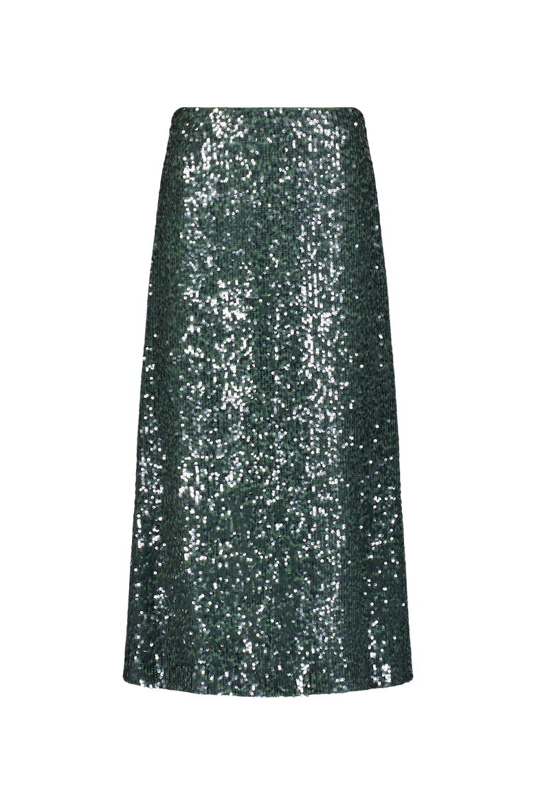 Sequin Skirt, Main, color, Sage