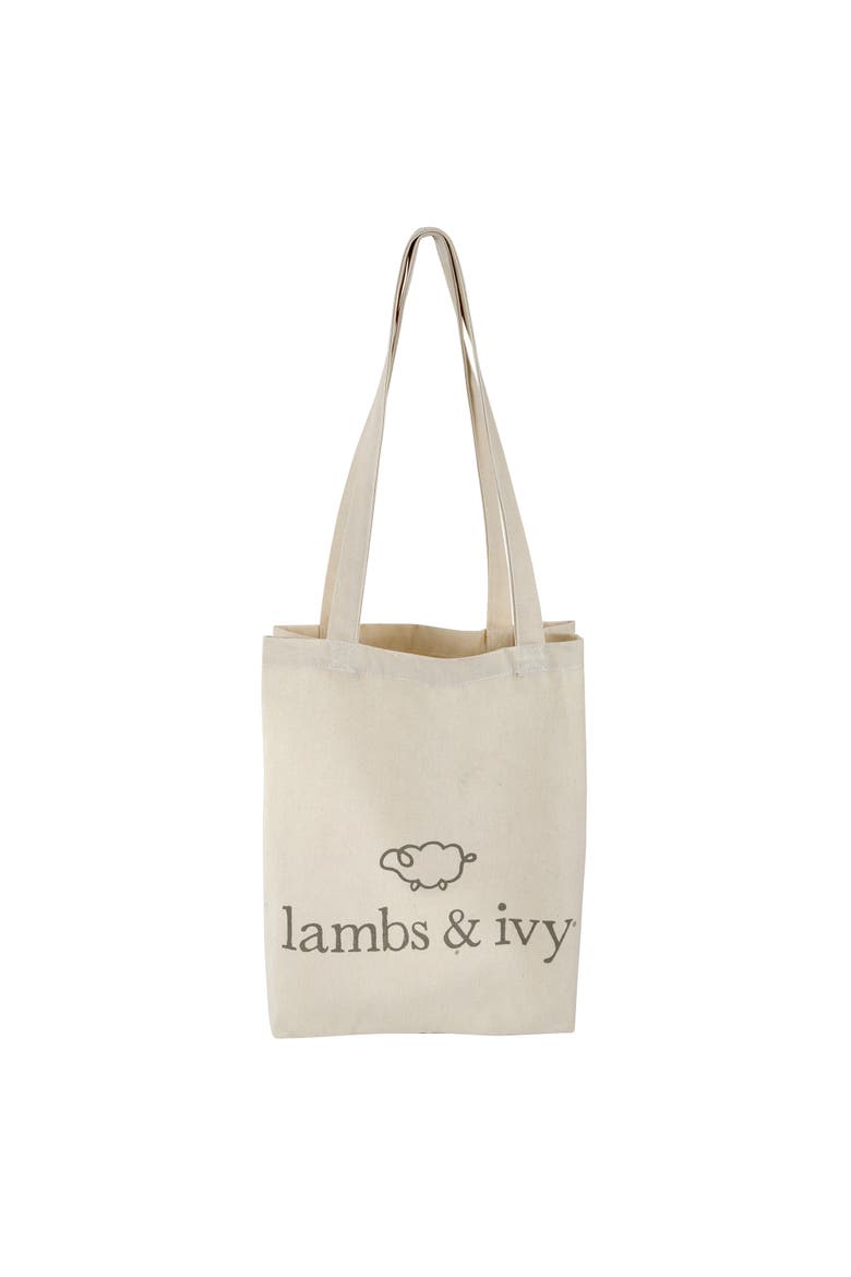 Signature Canvas Reusable Logo Tote Bag for Women and Men, Alternate, color, Cream