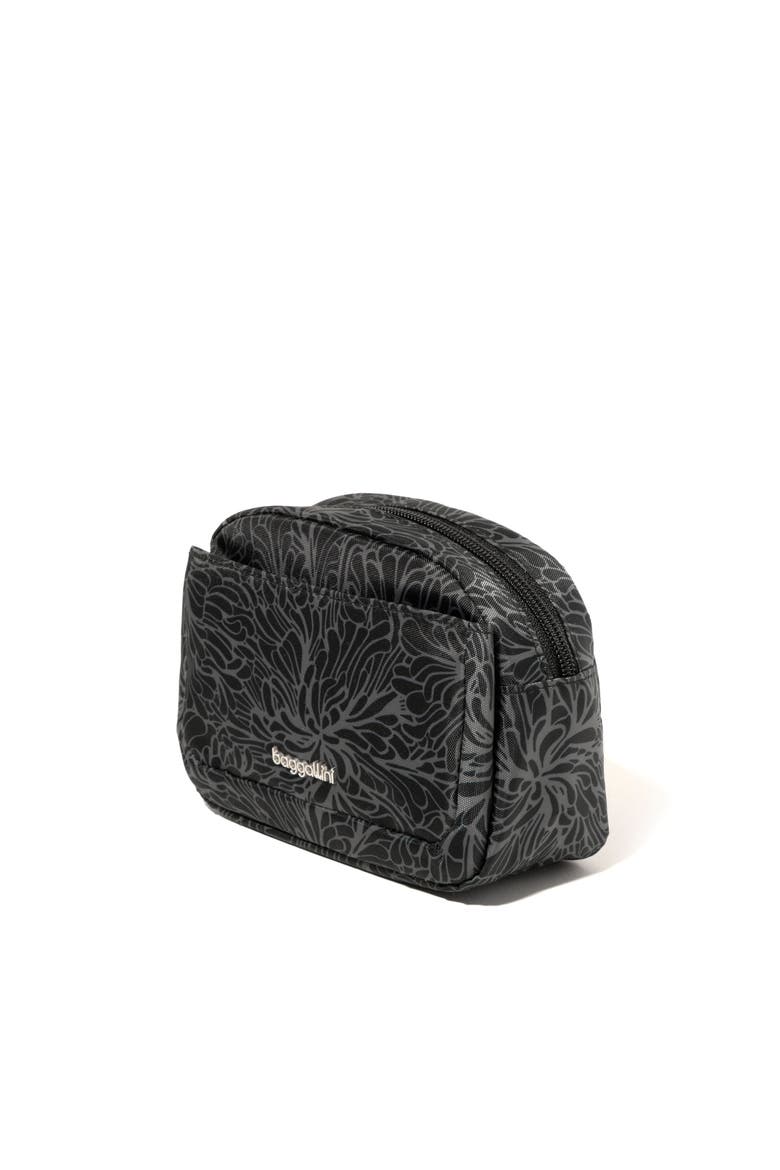 Small Pocket Cosmetic Bag, Alternate, color, Midnight Blossom