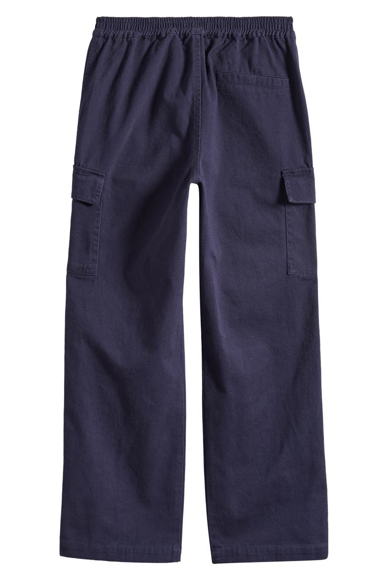 Kids' Alpine Linen Blend Cargo Pants, Alternate, color, NAVY
