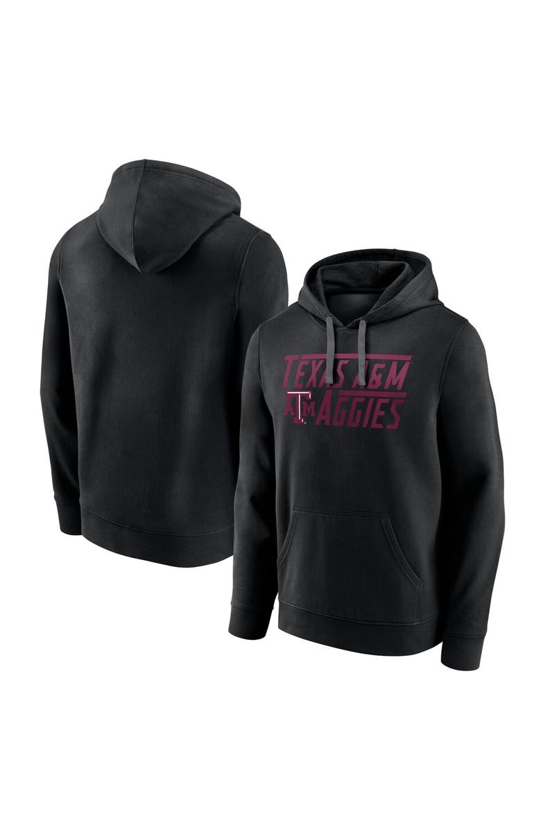 FANATICS Men's Fanatics Branded Black Texas A&M Aggies Favorite Longshot Pullover Hoodie, Alternate, color, 