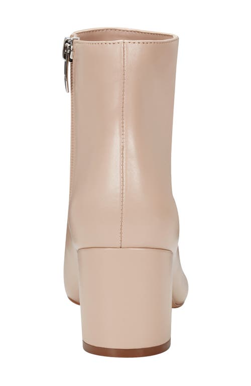 Marc Fisher Block Heel Bootie In Brown