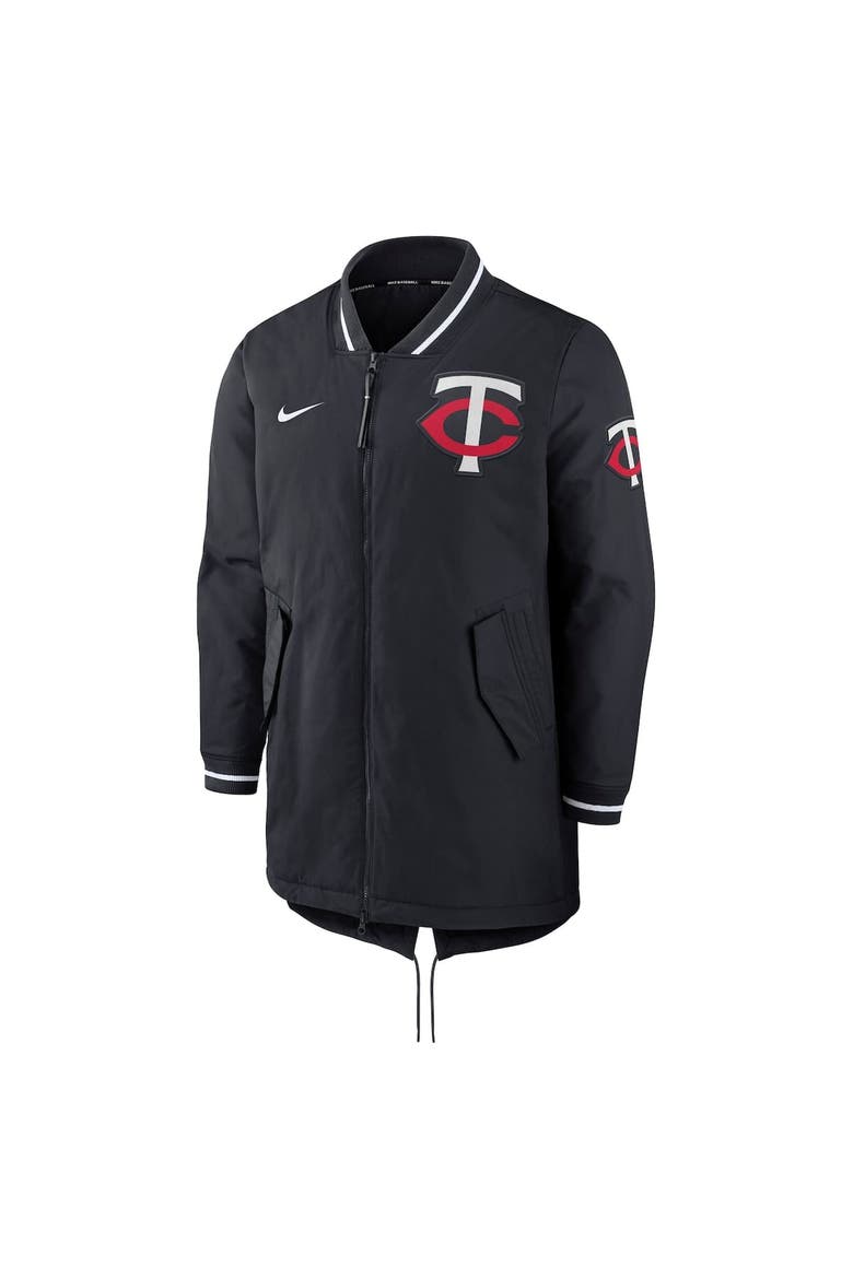 Men's Nike  Navy Minnesota Twins Dugout Performance Full-Zip Jacket, Alternate, color, Navy