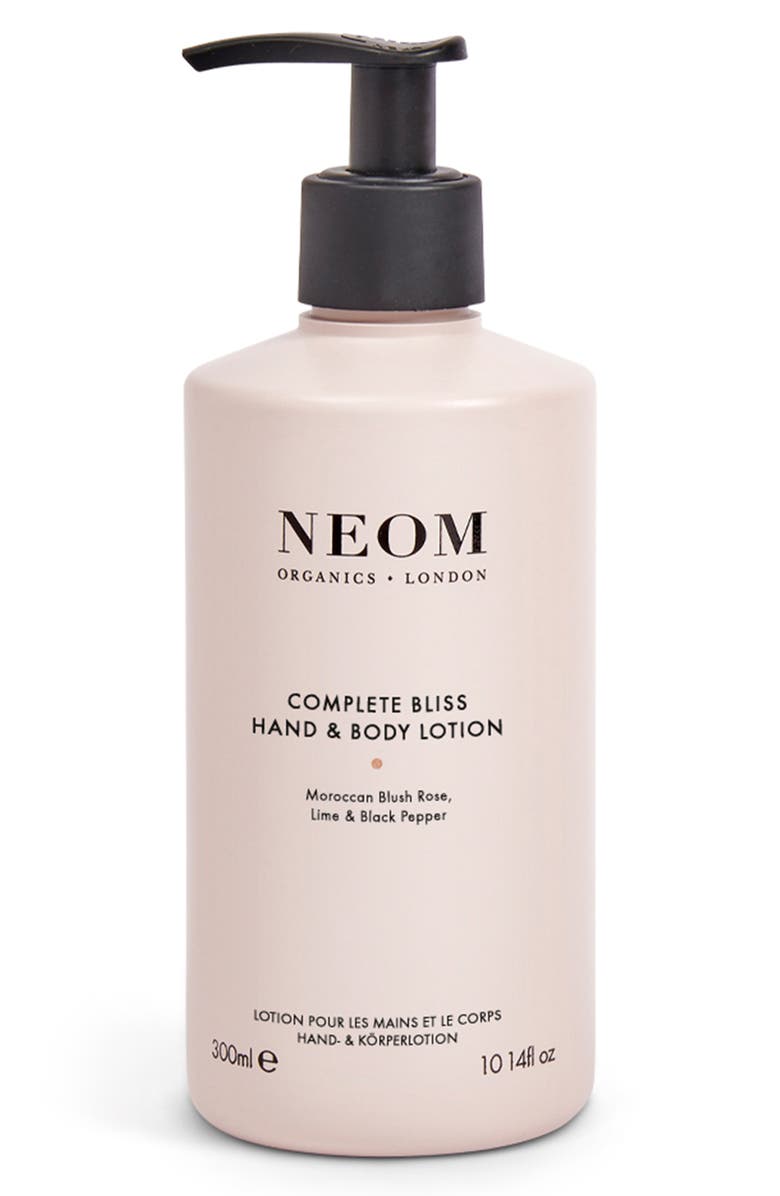 NEOM Wellbeing Complete Bliss Hand & Body Lotion, Main, color, 