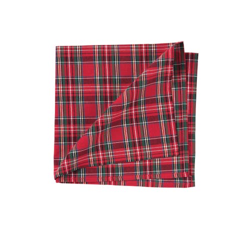 C & F Home C&f Home Red Plaid Napkin Set Of 6 In Red
