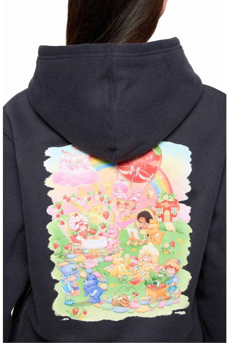 Life Is Sweet Hoodie, Alternate, color, BLACK