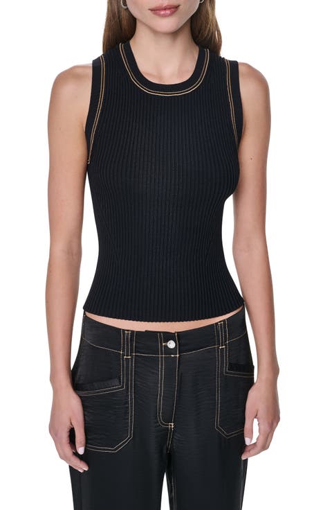 Contrast Stitch Tank