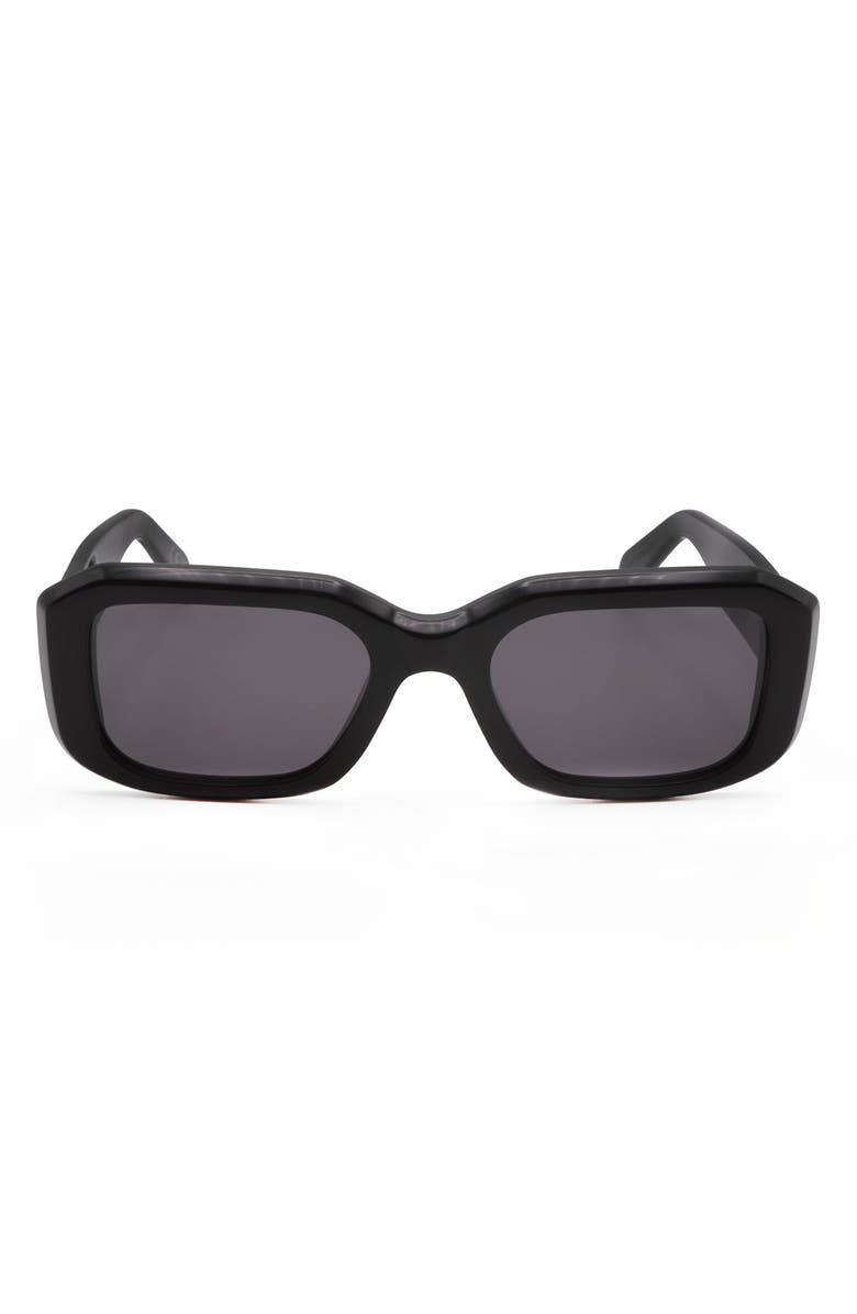 SUPER by RETROSUPERFUTURE<sup>®</sup> 53mm Wrap Sunglasses, Main, color, Black