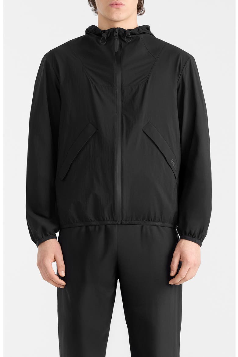 Reid Packable Rain Jacket, Main, color, BLACK