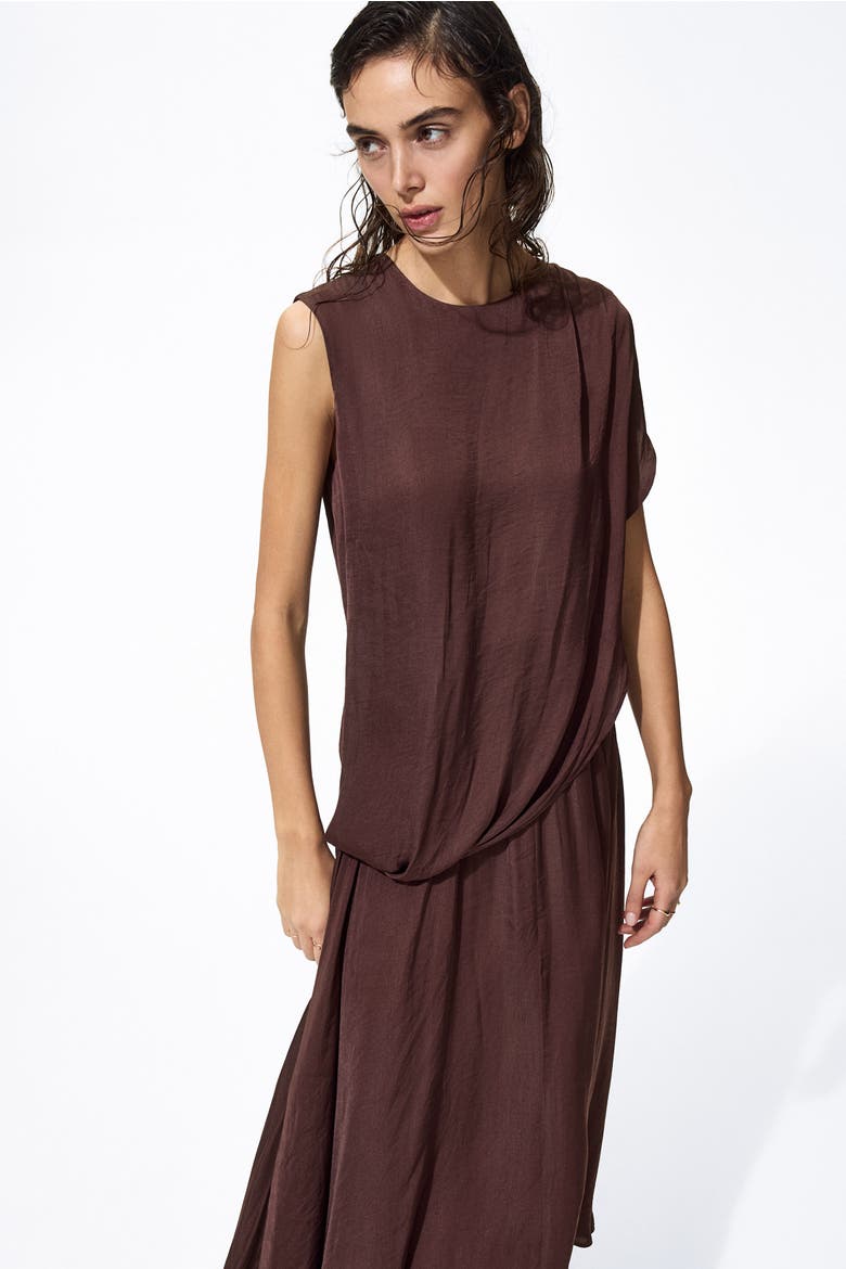 nordstrom satin dress Women's Prom Dresses Kyra Midi Dress in Elderflower crepe back satin Formal Gown Nordstrom Satin Nordstrom