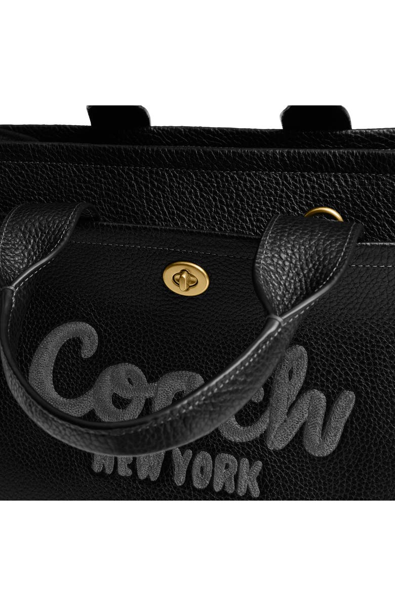 COACH Bubble Leather Cargo Tote, Alternate, color,