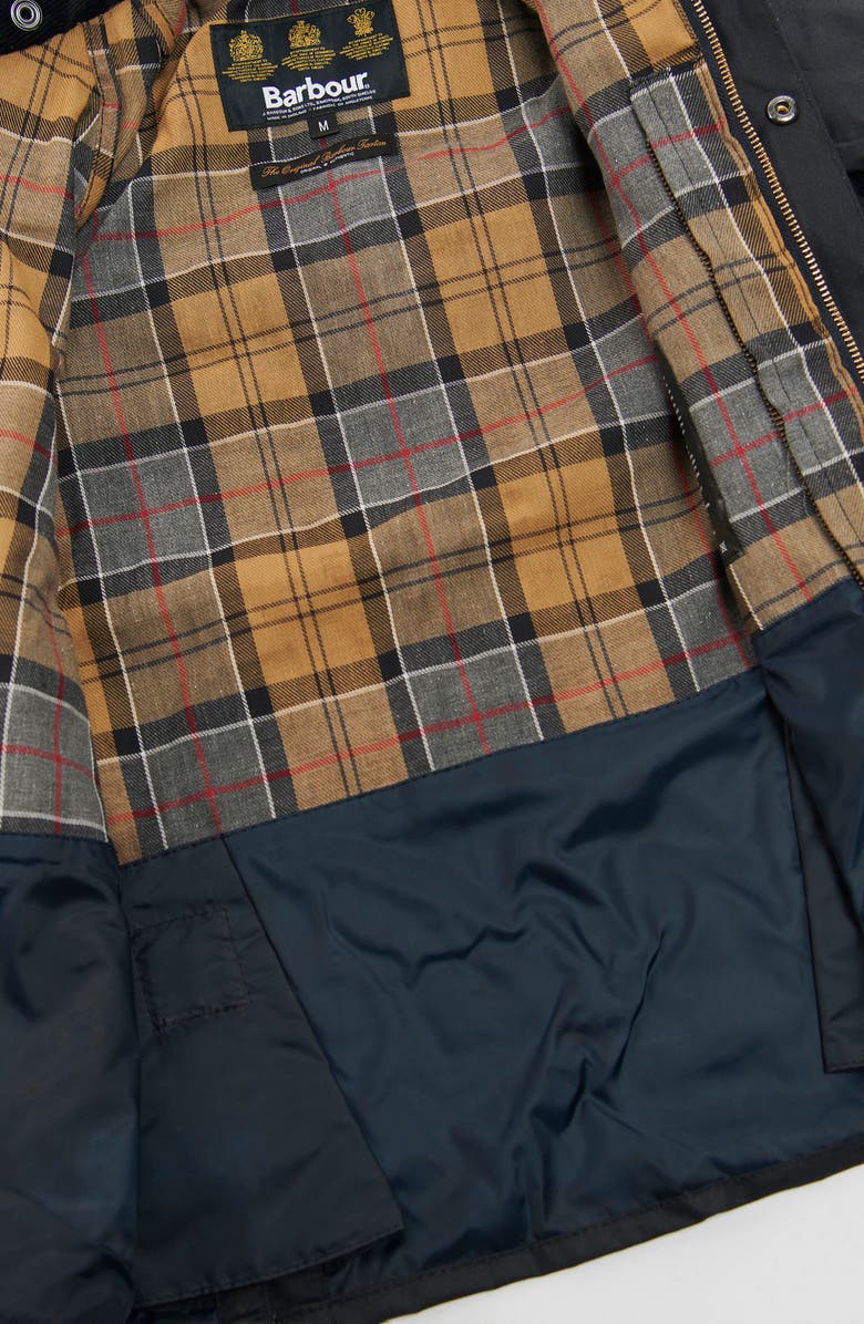 Barbour Kids' Bedale Waxed Cotton Jacket, Alternate, color, 