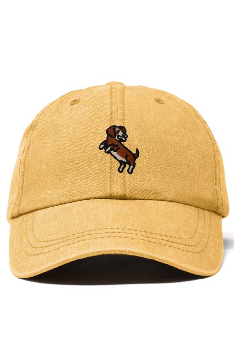 Dachshund Embroidered Dad Cap