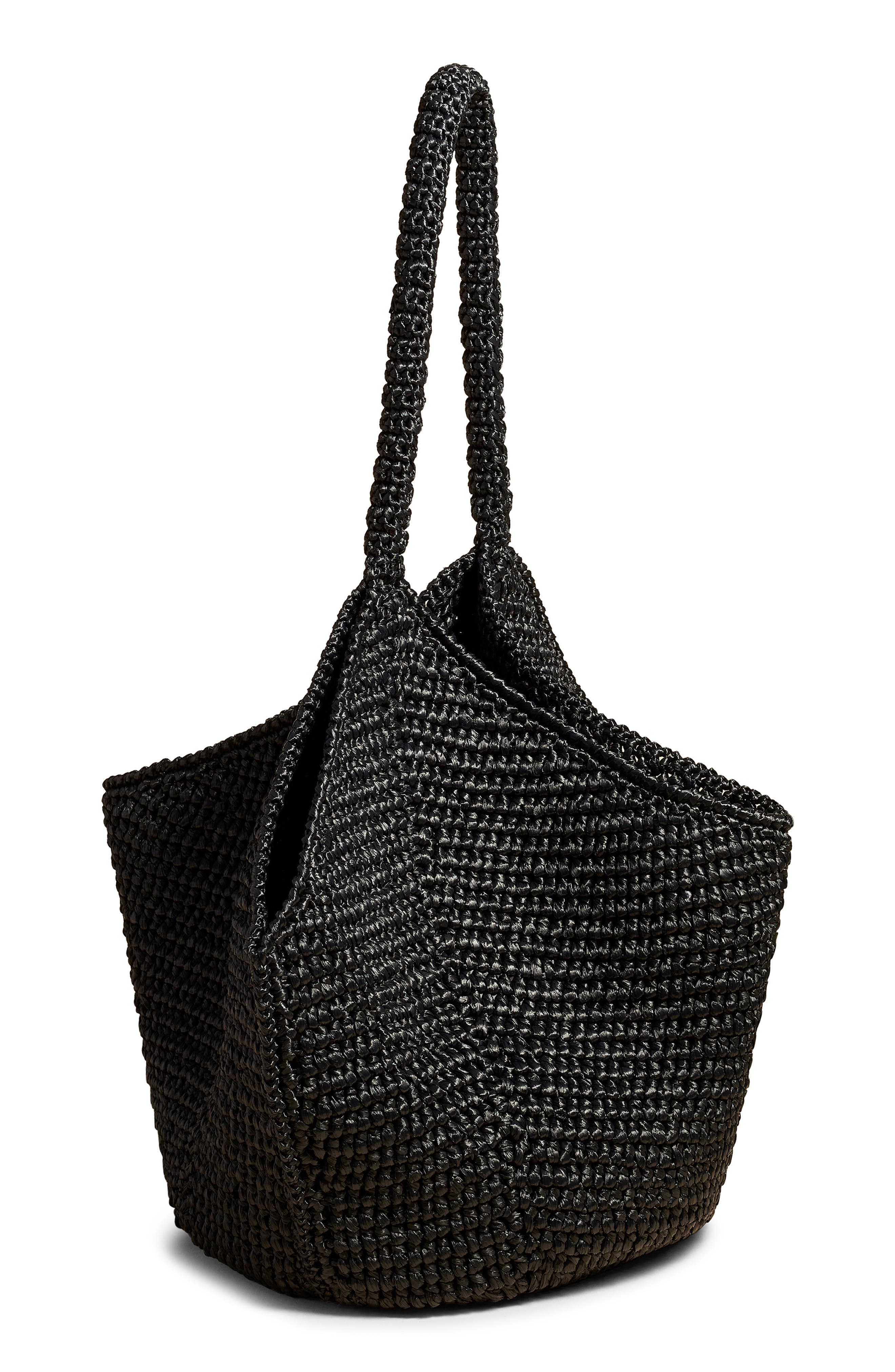 Khaite Medium Lotus Raffia Tote, Alternate, color, 