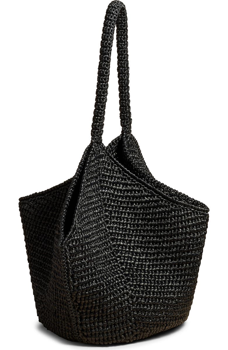 Khaite Medium Lotus Raffia Tote, Alternate, color,