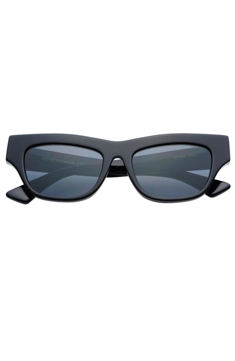 FREYRS Eyewear Astoria Cat Eye Sunglasses, Main, color, Black