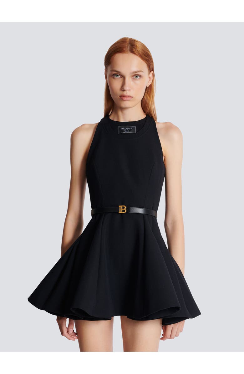 Balmain Thin Calfskin B-Belt, Alternate, color, 