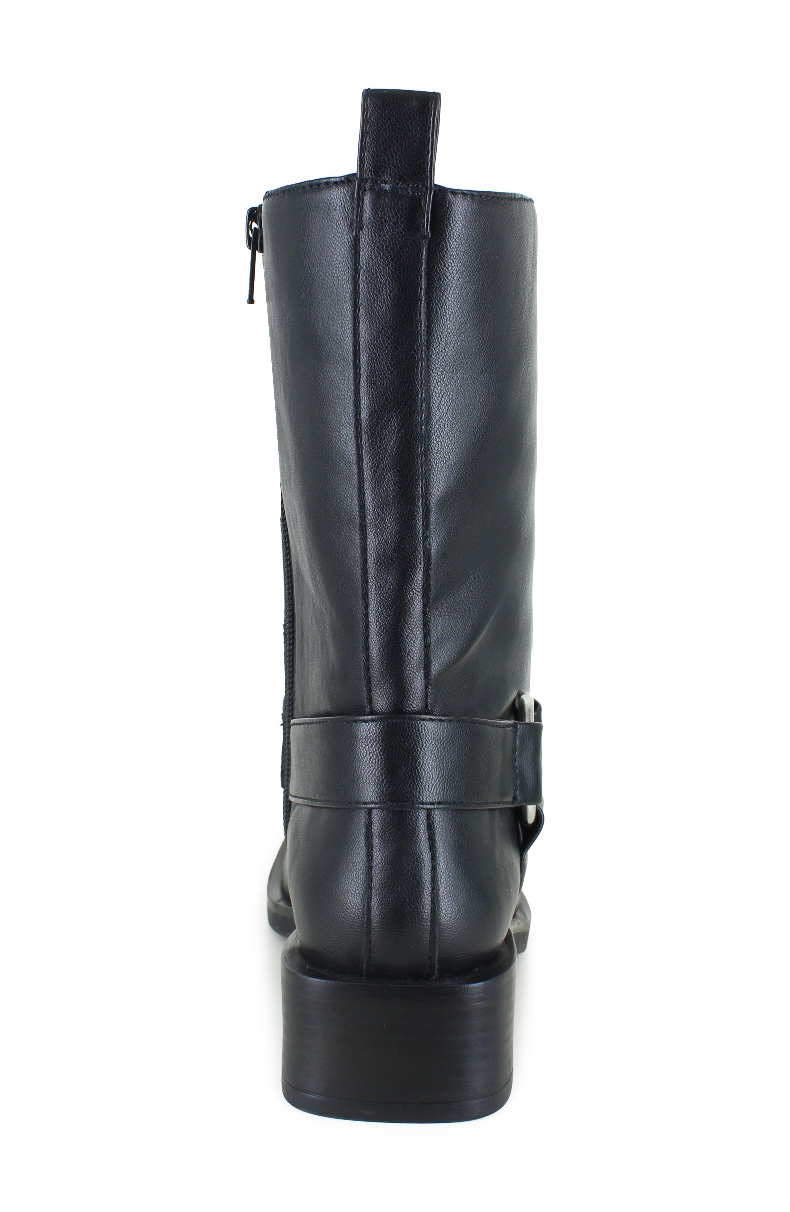 Reaction Kenneth Cole Diona Harness Boot, Alternate, color, Black Smooth