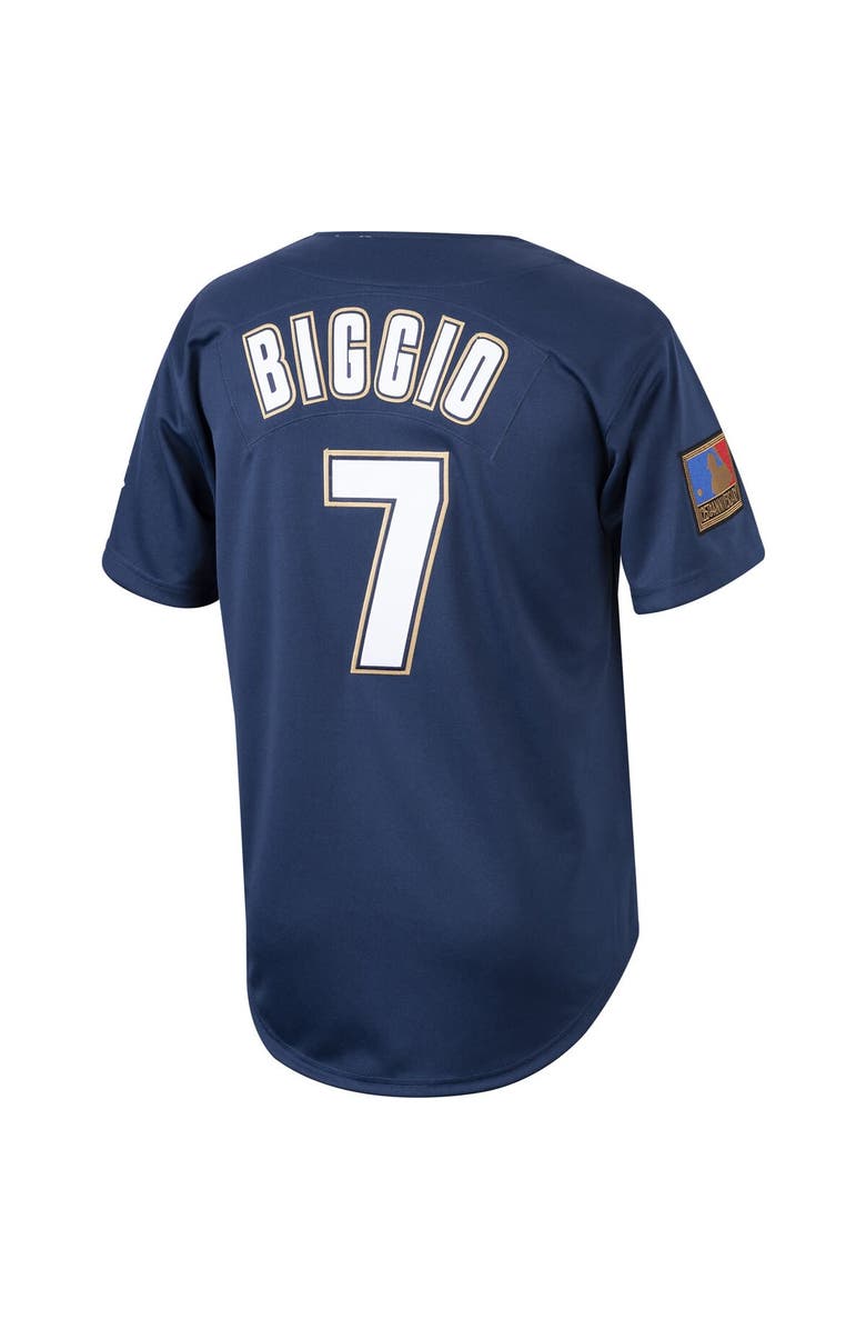 Mitchell & Ness Men's Mitchell & Ness Craig Biggio Navy Houston Astros Cooperstown Collection 1994 Authentic Jersey, Alternate, color, Navy