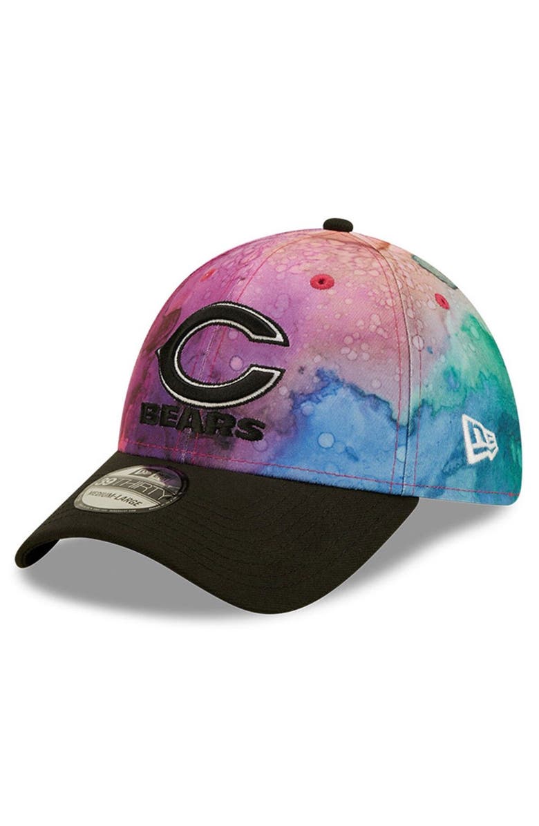 New Era Men's New Era Pink/Black Chicago Bears 2022 NFL Crucial Catch 39THIRTY Flex Hat, Alternate, color, 