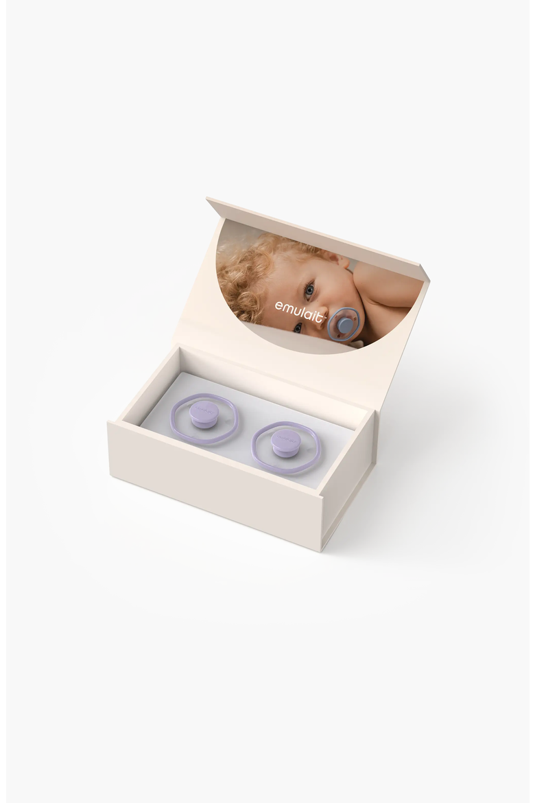 The Emulait Pacifier 0-6 Months 2-Pack, Alternate, color, Lilac