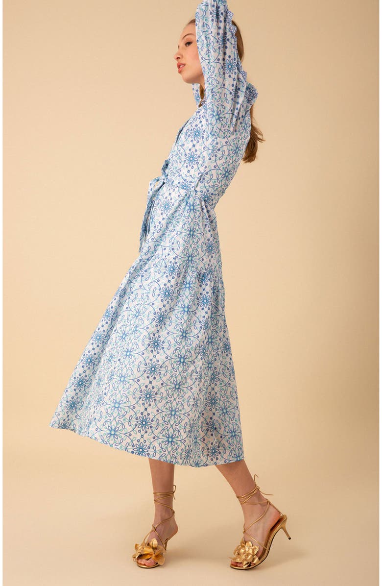 Hale Bob Valerie Eyelet Maxi Dress, Alternate, color,