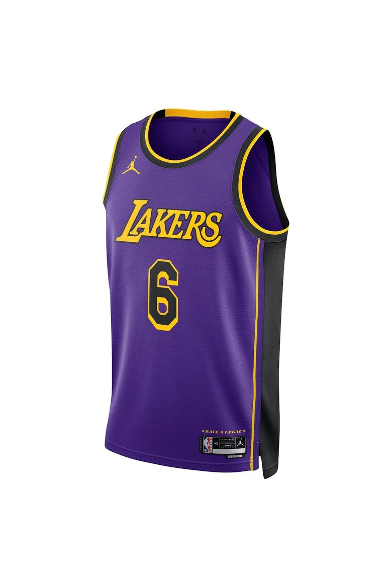 Unisex Jordan Brand LeBron James Purple Los Angeles Lakers